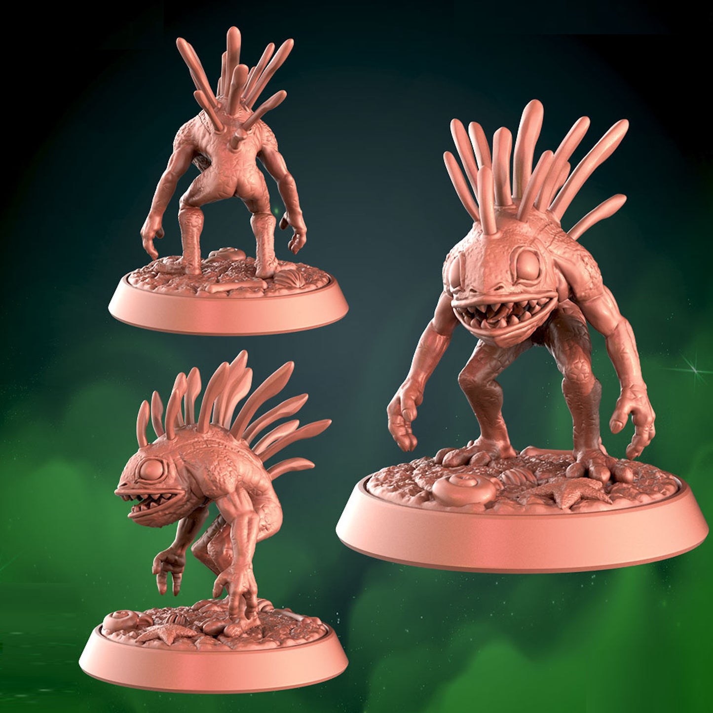 Murloc Standing 25mm Base