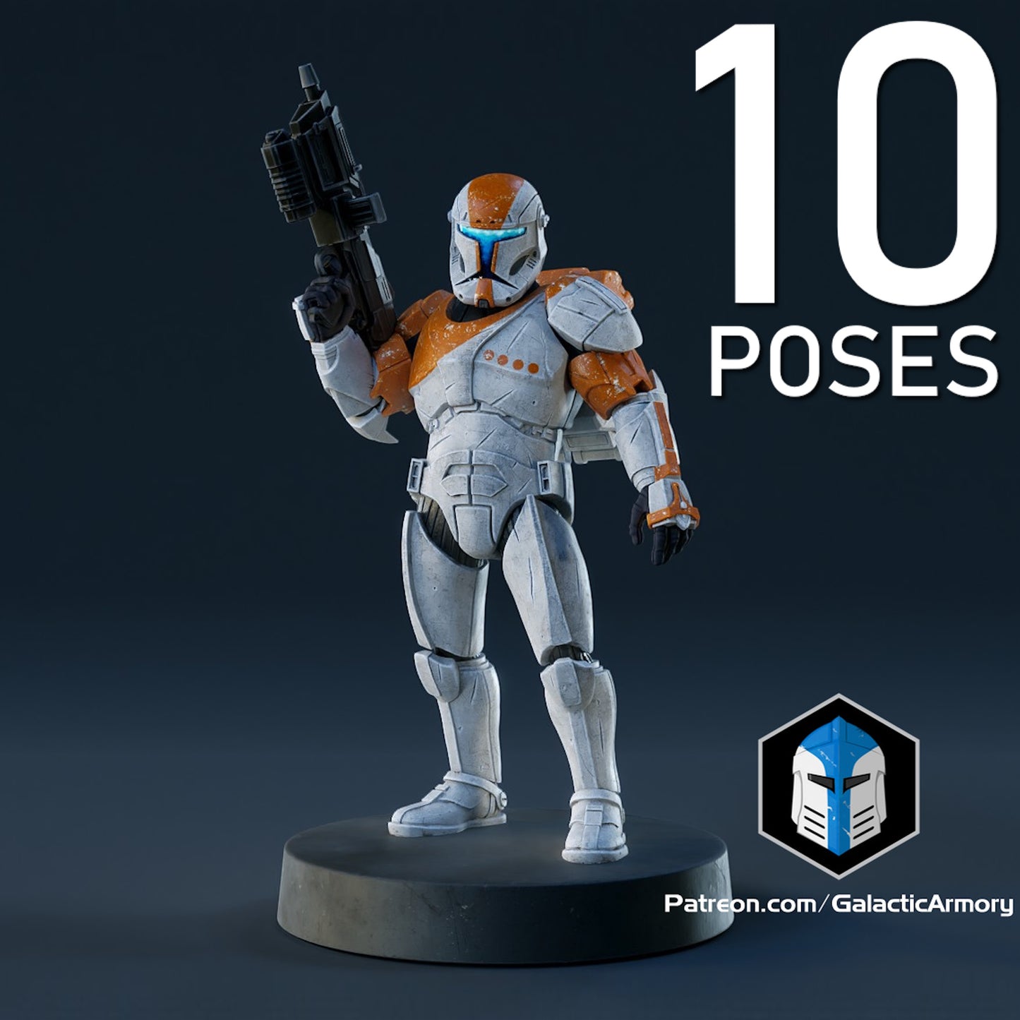 Republic Commanders - 10 Poses