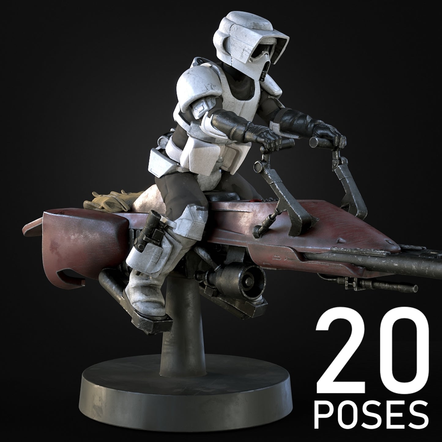 Recon Trooper 20 Poses