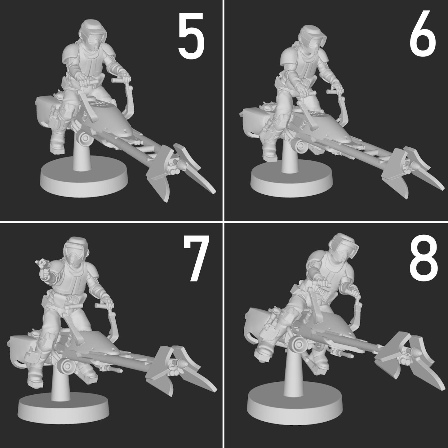 Recon Trooper 20 Poses