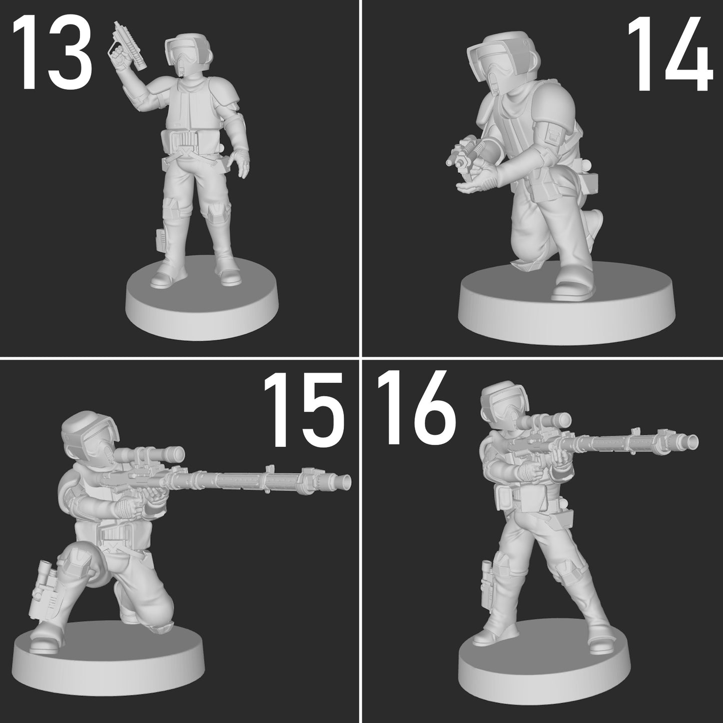 Recon Trooper 20 Poses