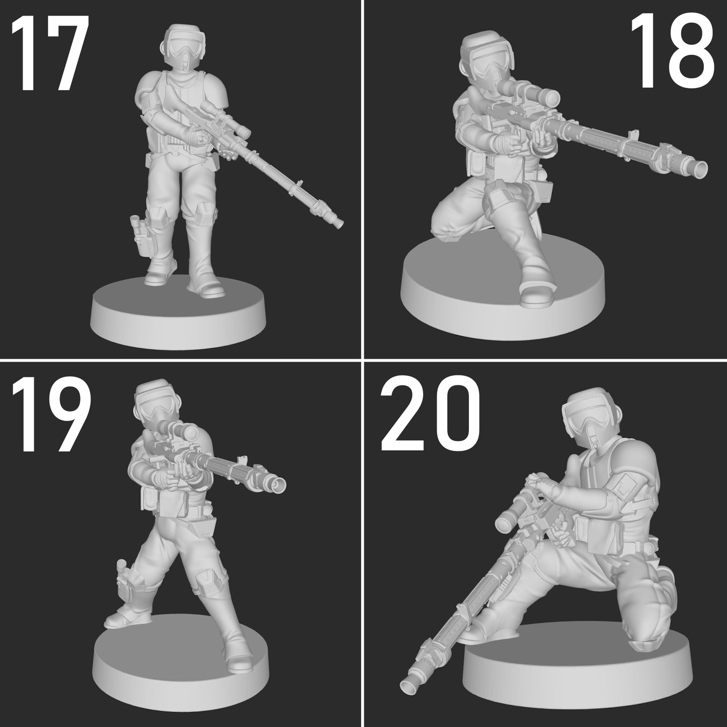 Recon Trooper 20 Poses