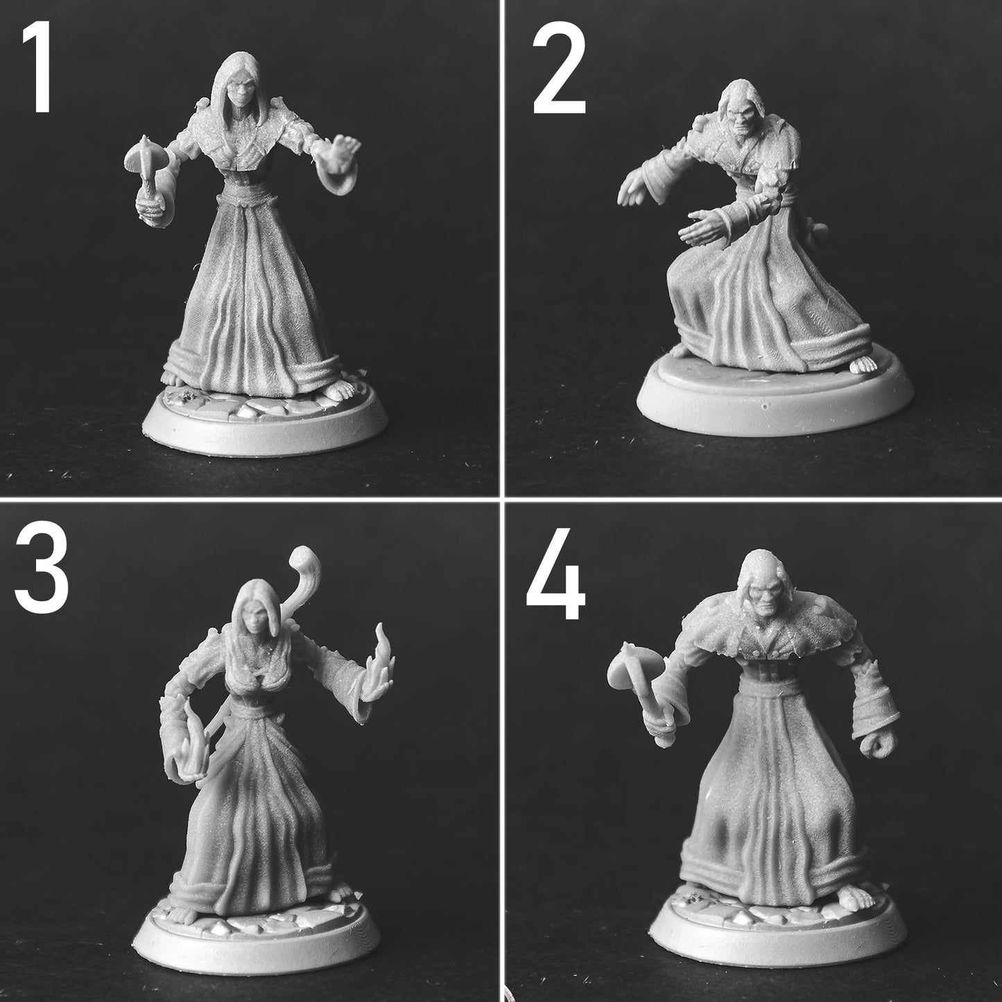 Undead Initiates Miniatures