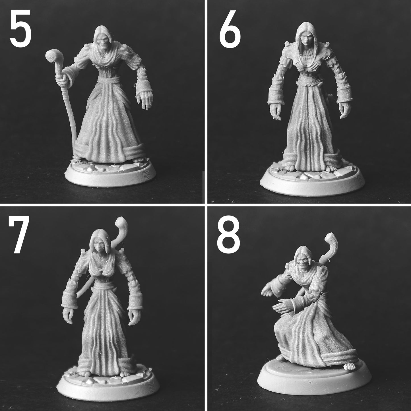 Undead Initiates Miniatures