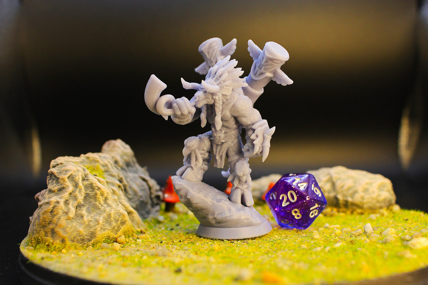 Horned Chieftain Miniature