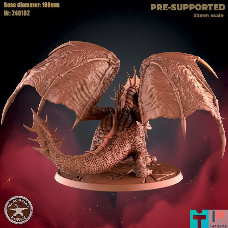 Shadowfire Dragon Ground Pose