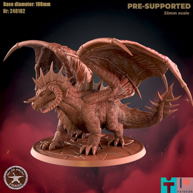 Shadowfire Dragon Ground Pose