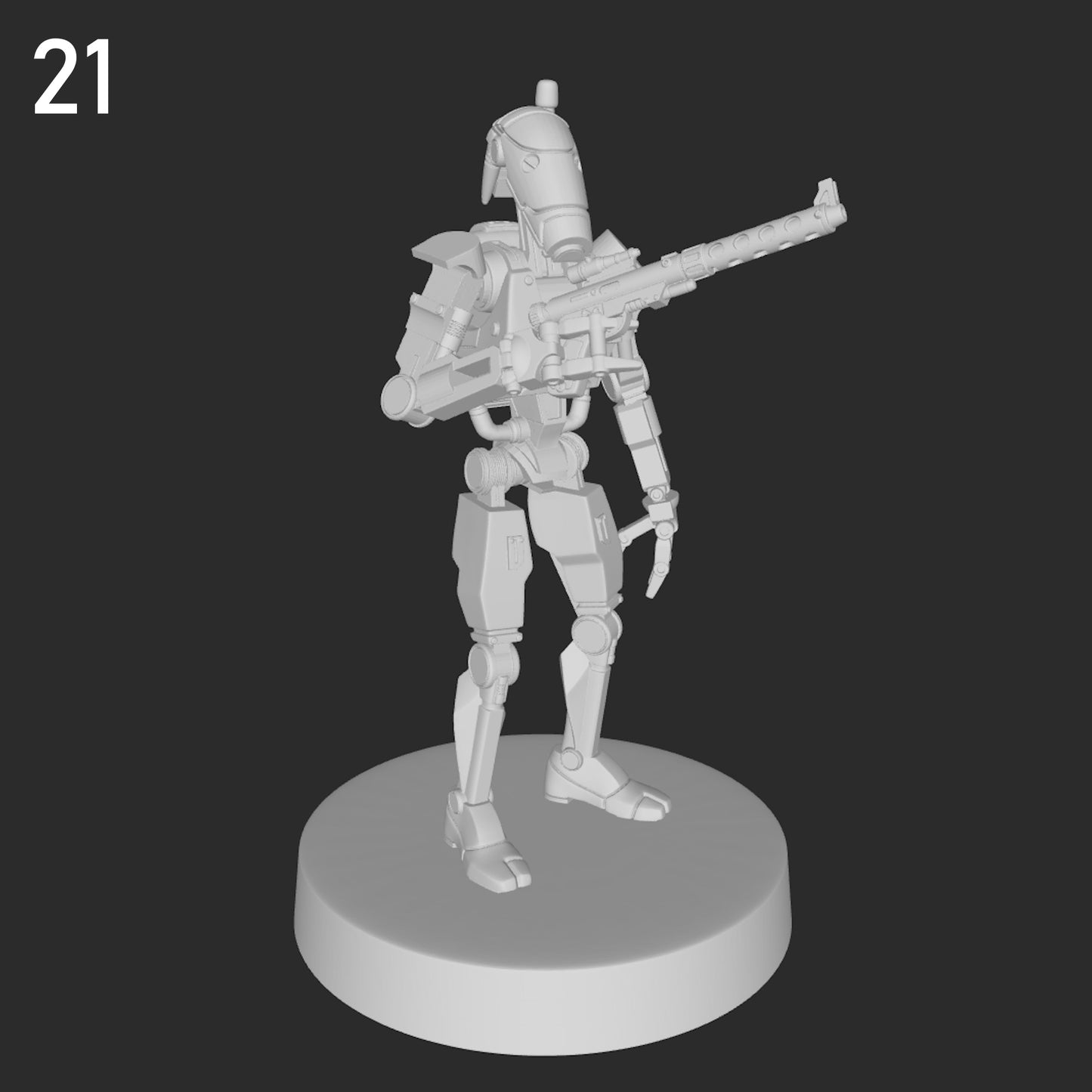 Officer Class Droids - 21 Poses