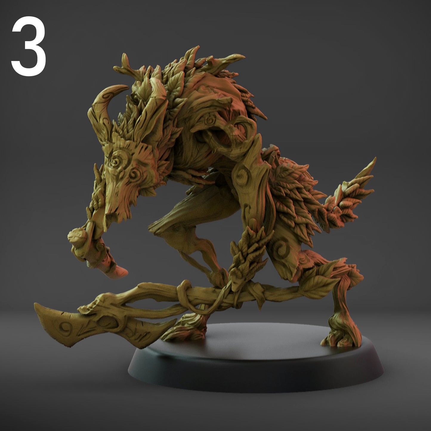 Ferocious Axe Claw (32mm Base)
