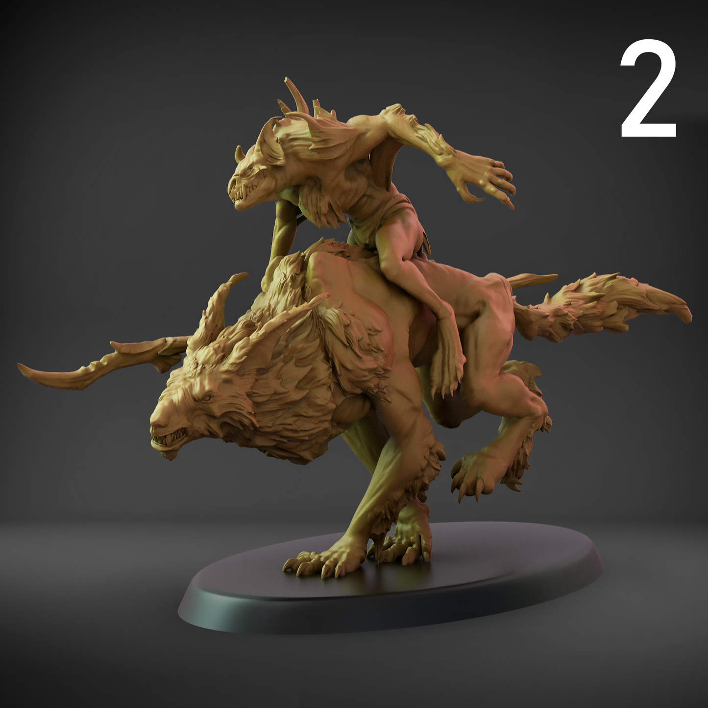 Grim Knight Set B (60mm Oval Base)