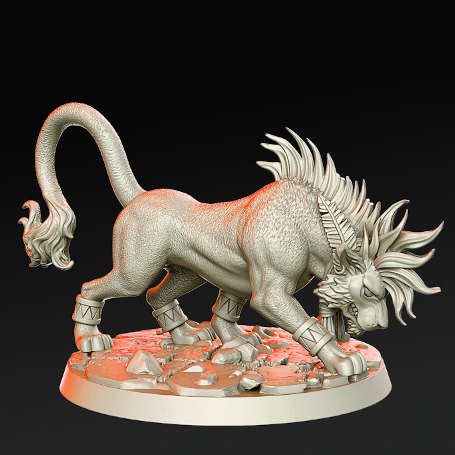 Red XIII - 32mm Base