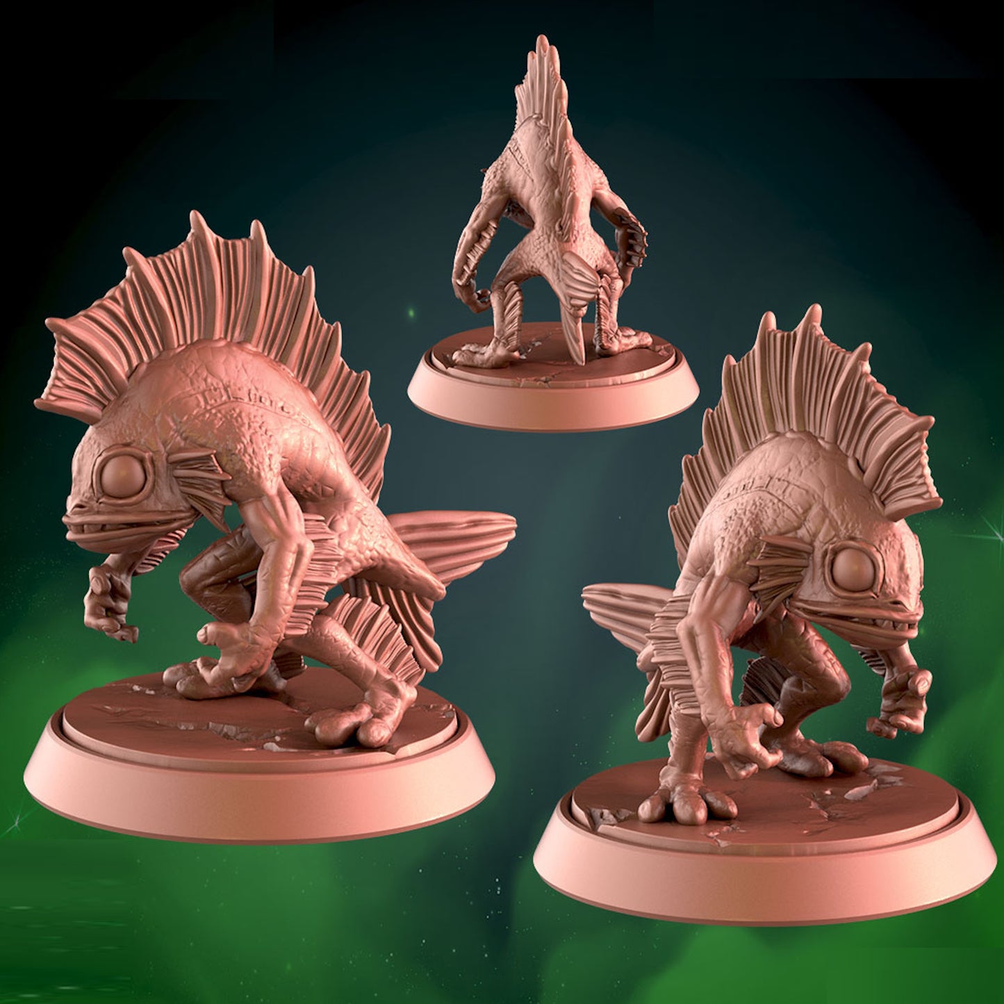 Finned Murloc 25mm Base