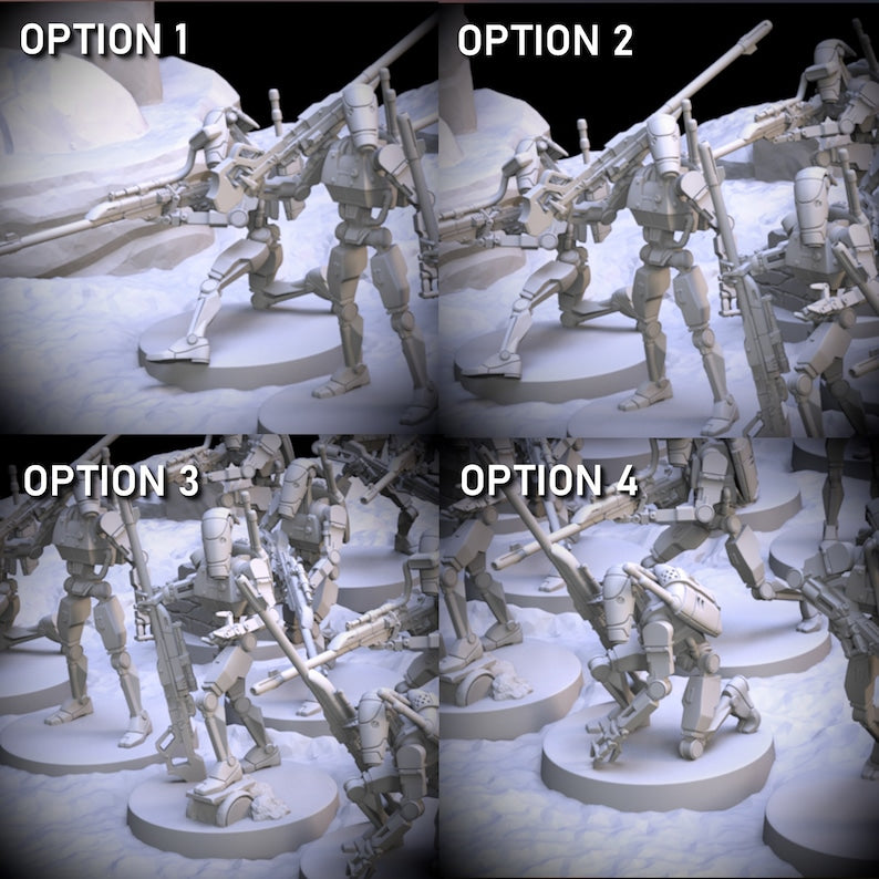 Specialist Sniper Droids - 20 Poses
