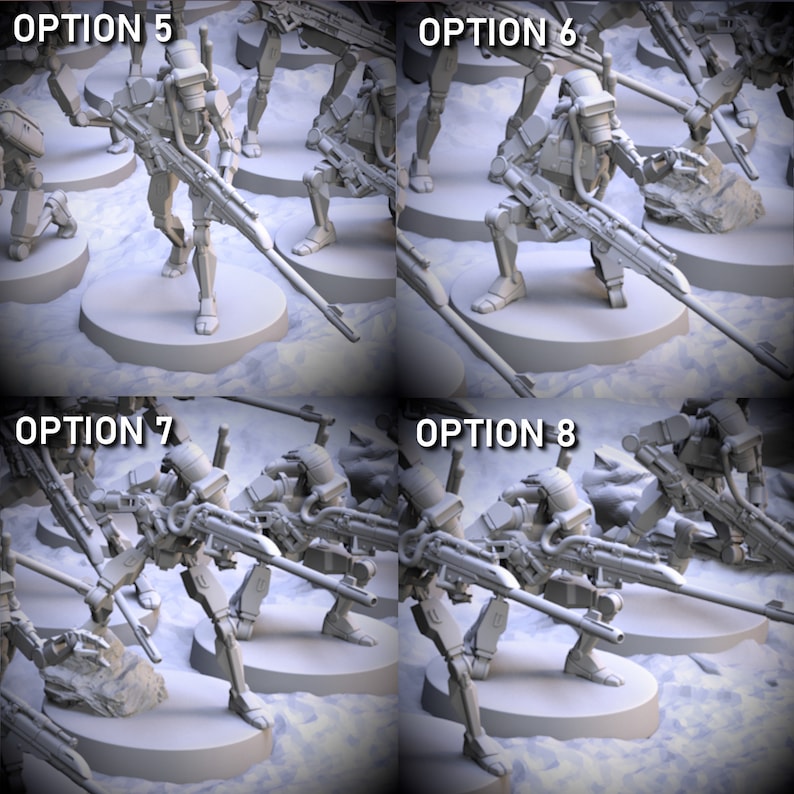 Specialist Sniper Droids - 20 Poses