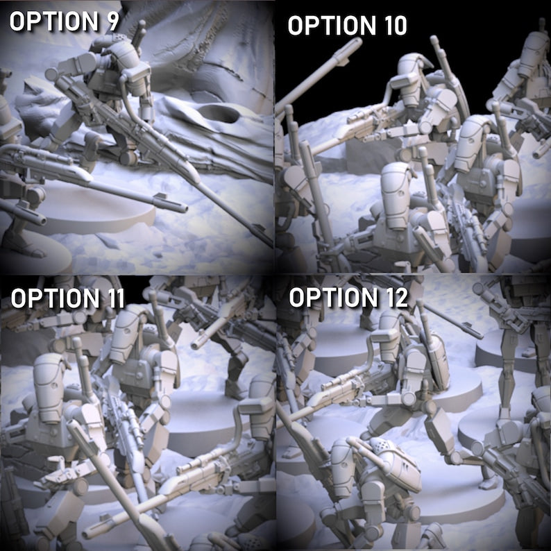 Specialist Sniper Droids - 20 Poses