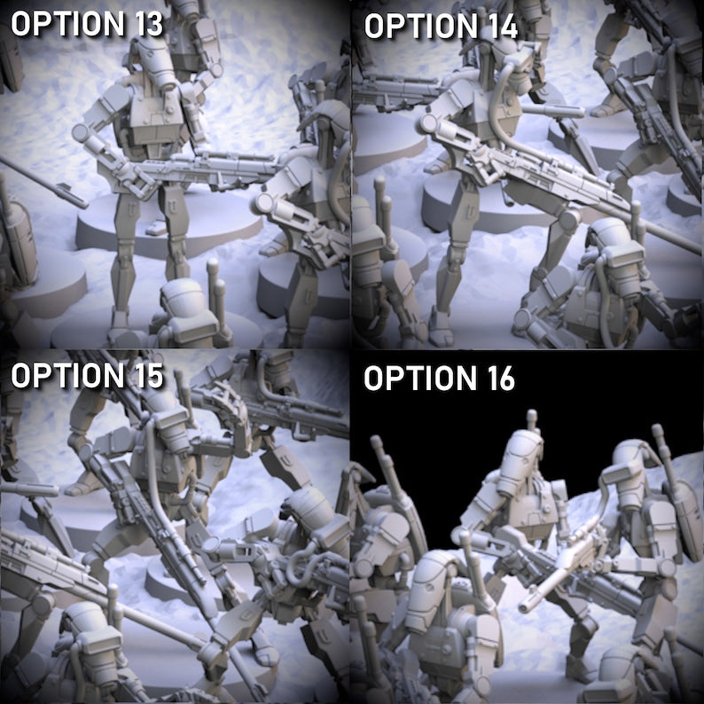 Specialist Sniper Droids - 20 Poses