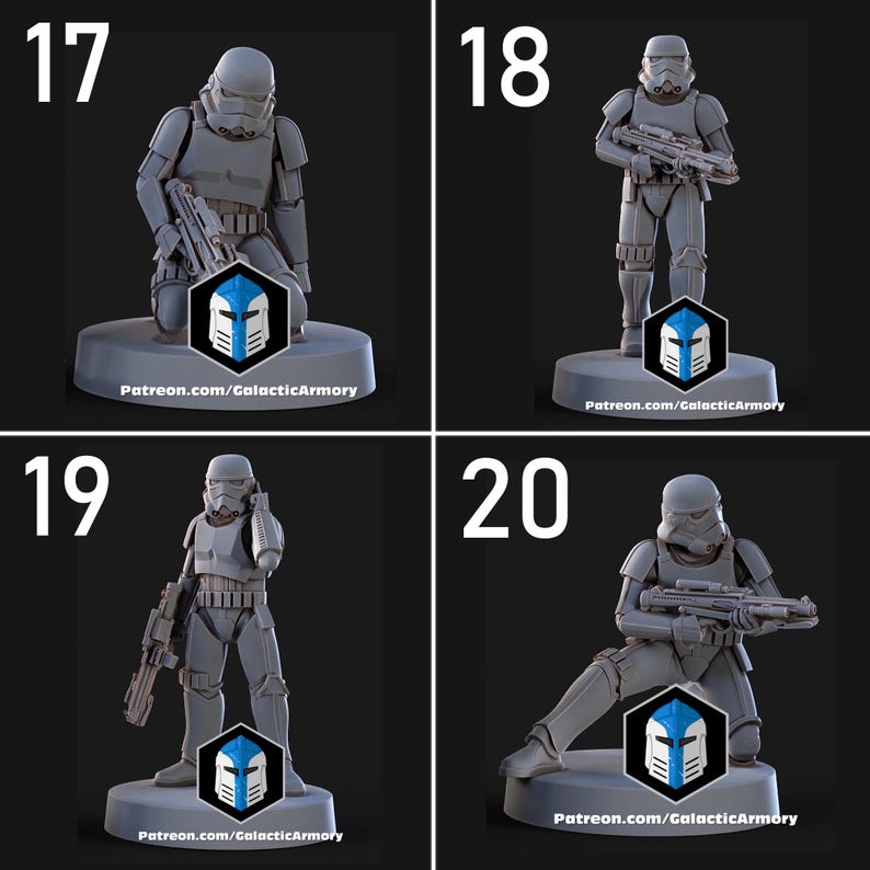 Storming Troopers - 20 Poses