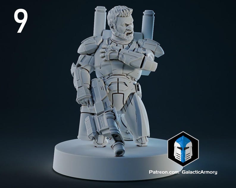 Republic Commanders - 10 Poses