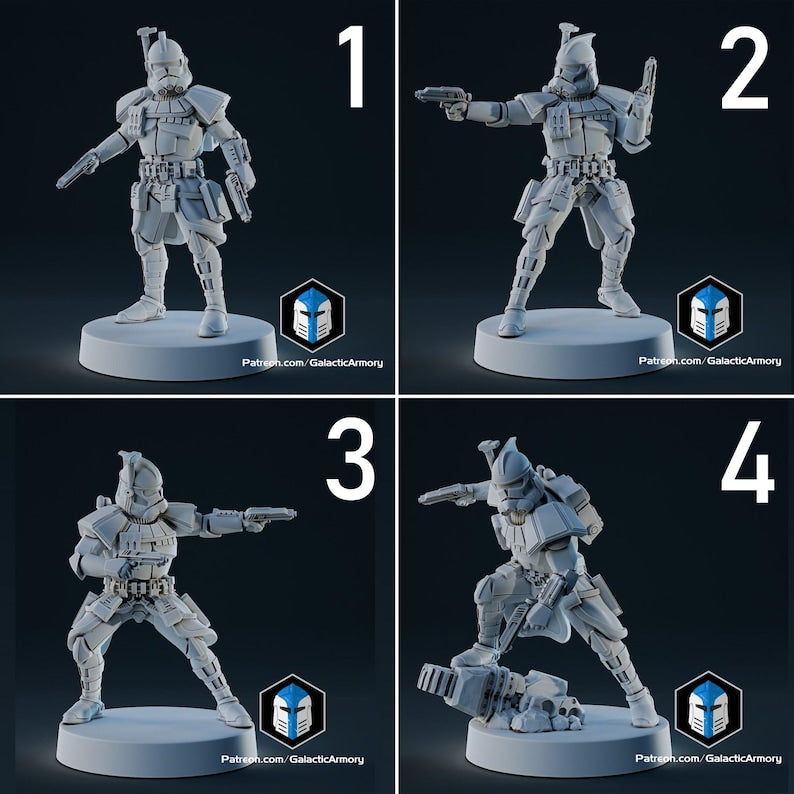 ARC Troopers - 10 Poses