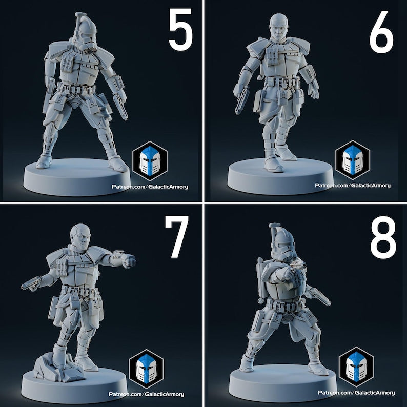ARC Troopers - 10 Poses