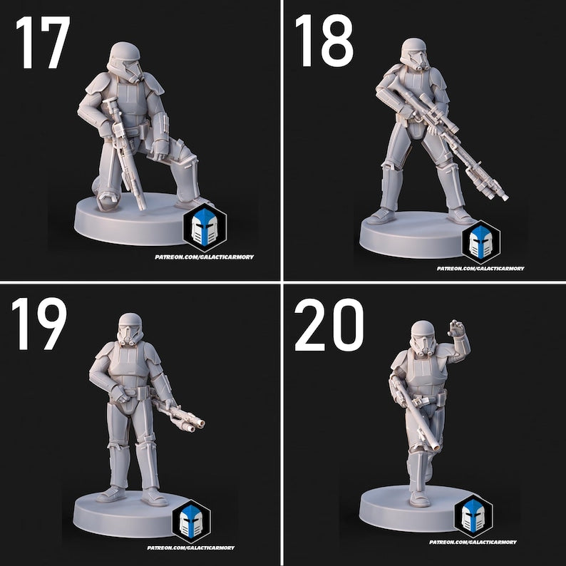 Death Troopers - 20 Poses