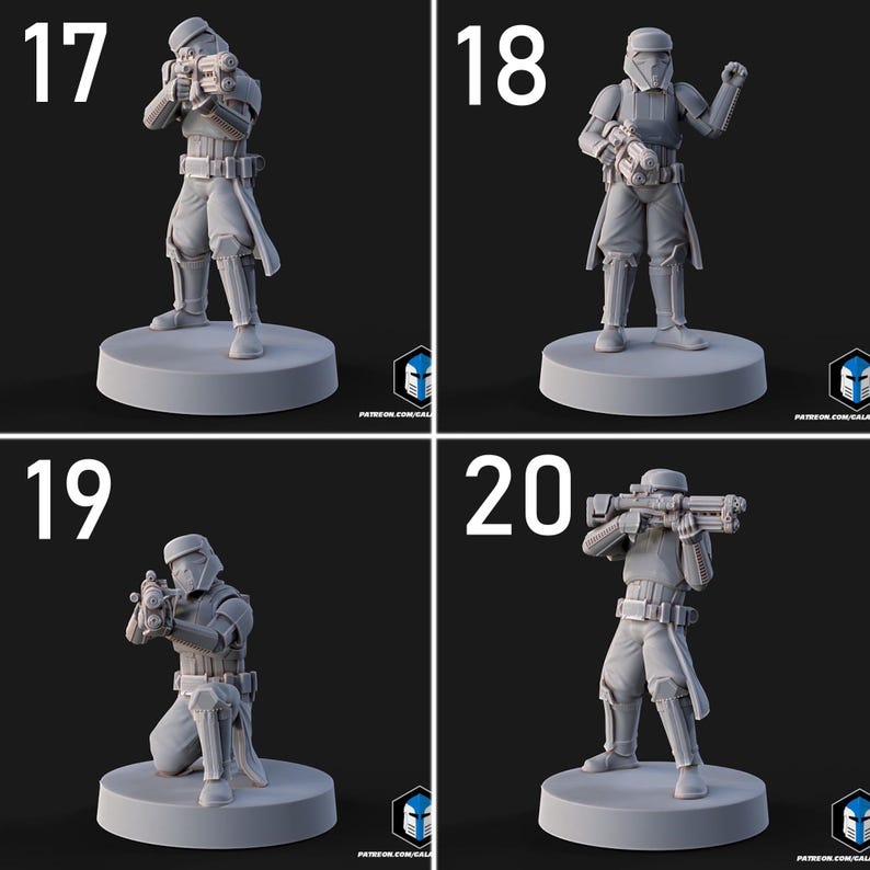 Shoreguard Troopers - 20 Poses