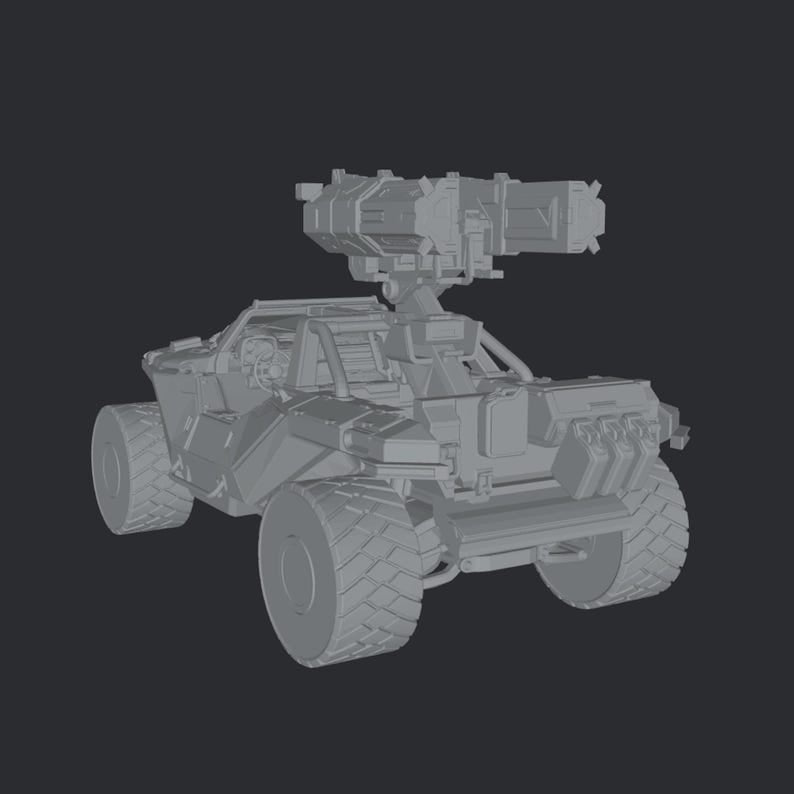 Rocket Warthog Vehicle