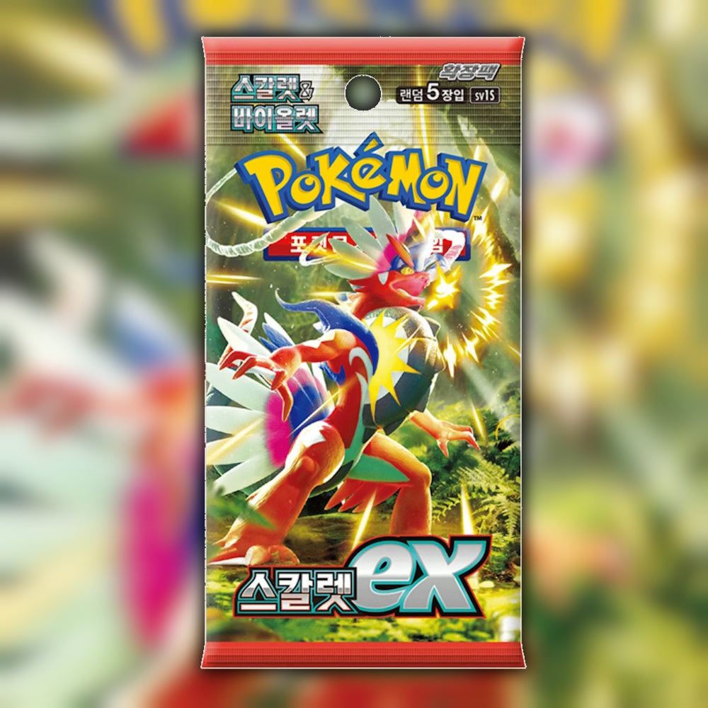 scarlet ex booster box Pokemon Scarlet ex sv1s Korean Booster Pack