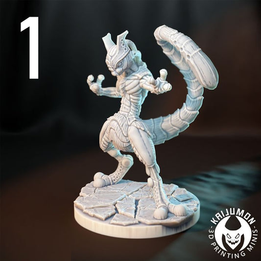 Mewtwo Kaiju - 50mm Base