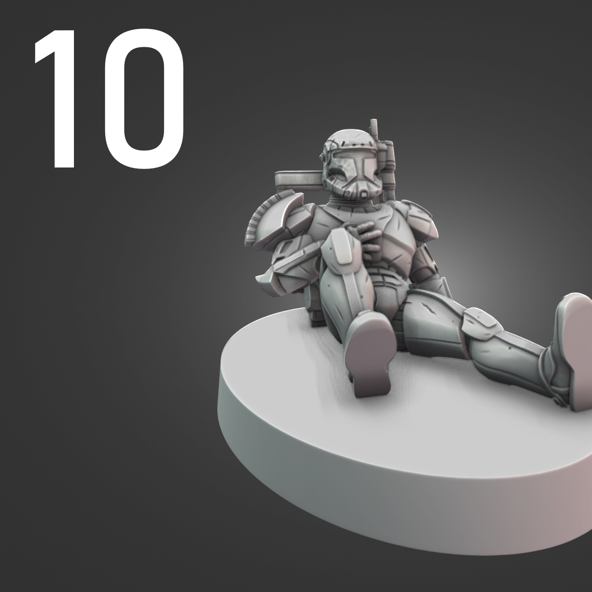 Republic Commanders for Star Wars Legion - 10 Poses Available