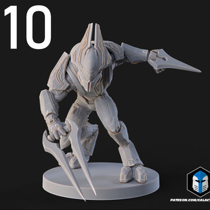 Sangheili Elite Warriors for Halo Flashpoint - 16 Poses Available