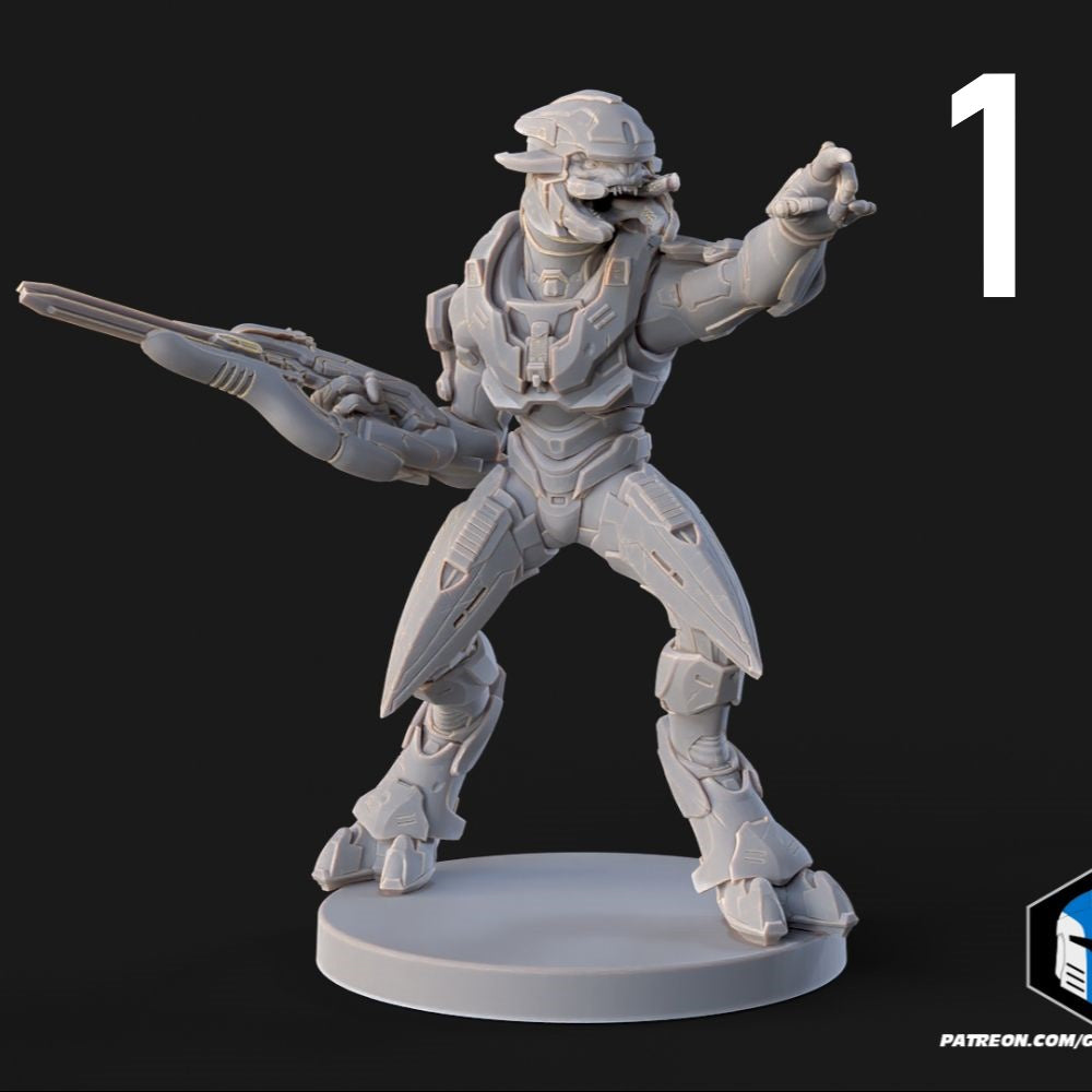 Sangheili Elite Warriors for Halo Flashpoint - 16 Poses Available