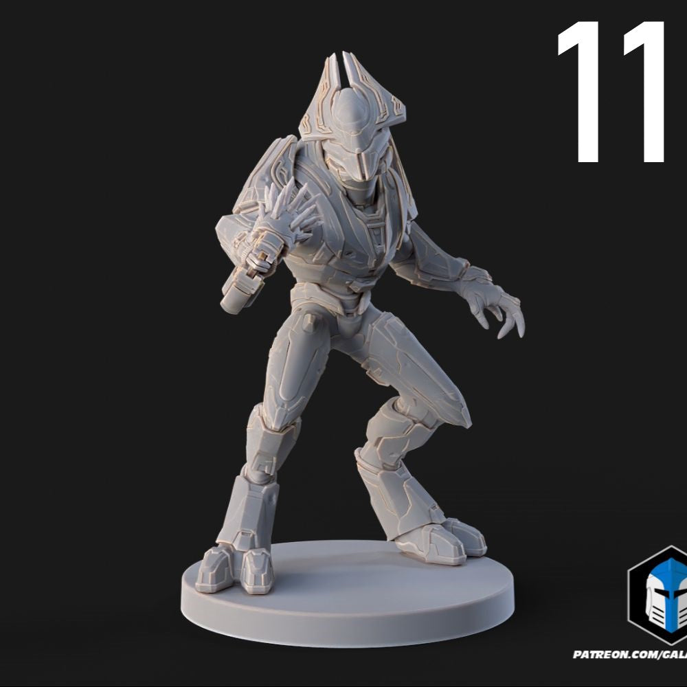 Sangheili Elite Warriors for Halo Flashpoint - 16 Poses Available