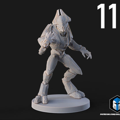 Sangheili Elite Warriors for Halo Flashpoint - 16 Poses Available