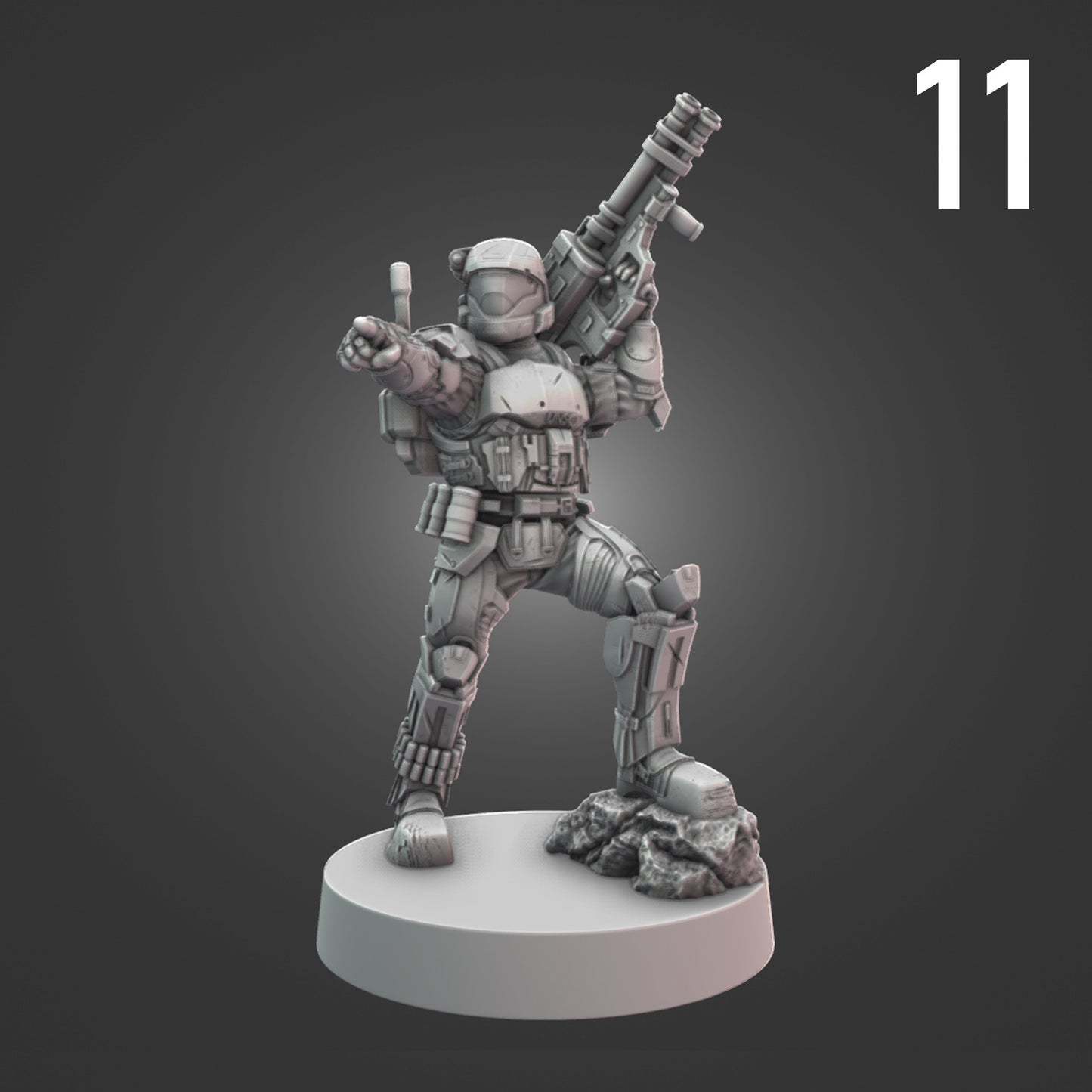 Orbital Drop Shock Troopers for Halo Flashpoint - 12 Poses Available
