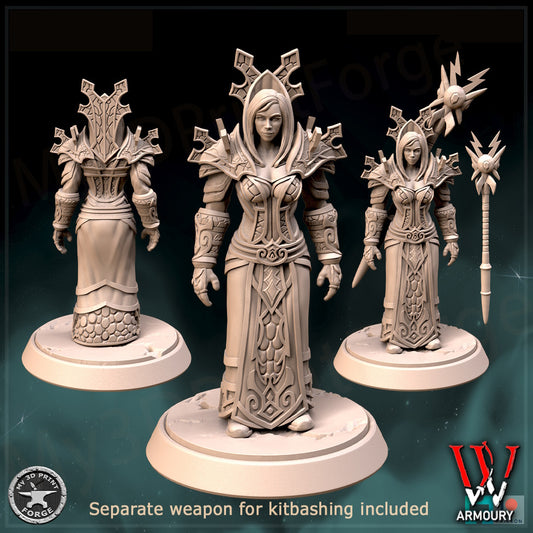 Female Human Mage Tier 1 25mm Base Tabletop Wargaming Miniature