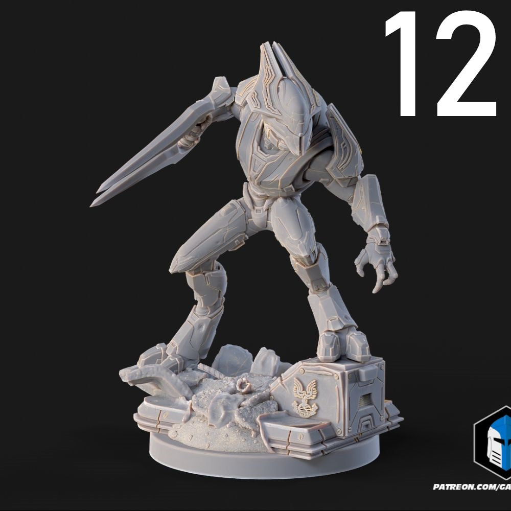 Sangheili Elite Warriors for Halo Flashpoint - 16 Poses Available