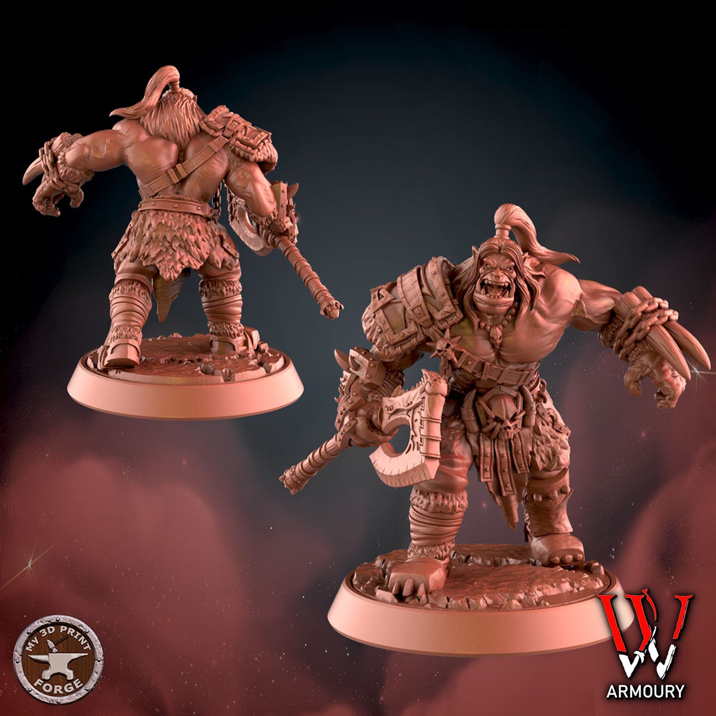 Grommash Hellscream Attack 32mm Base