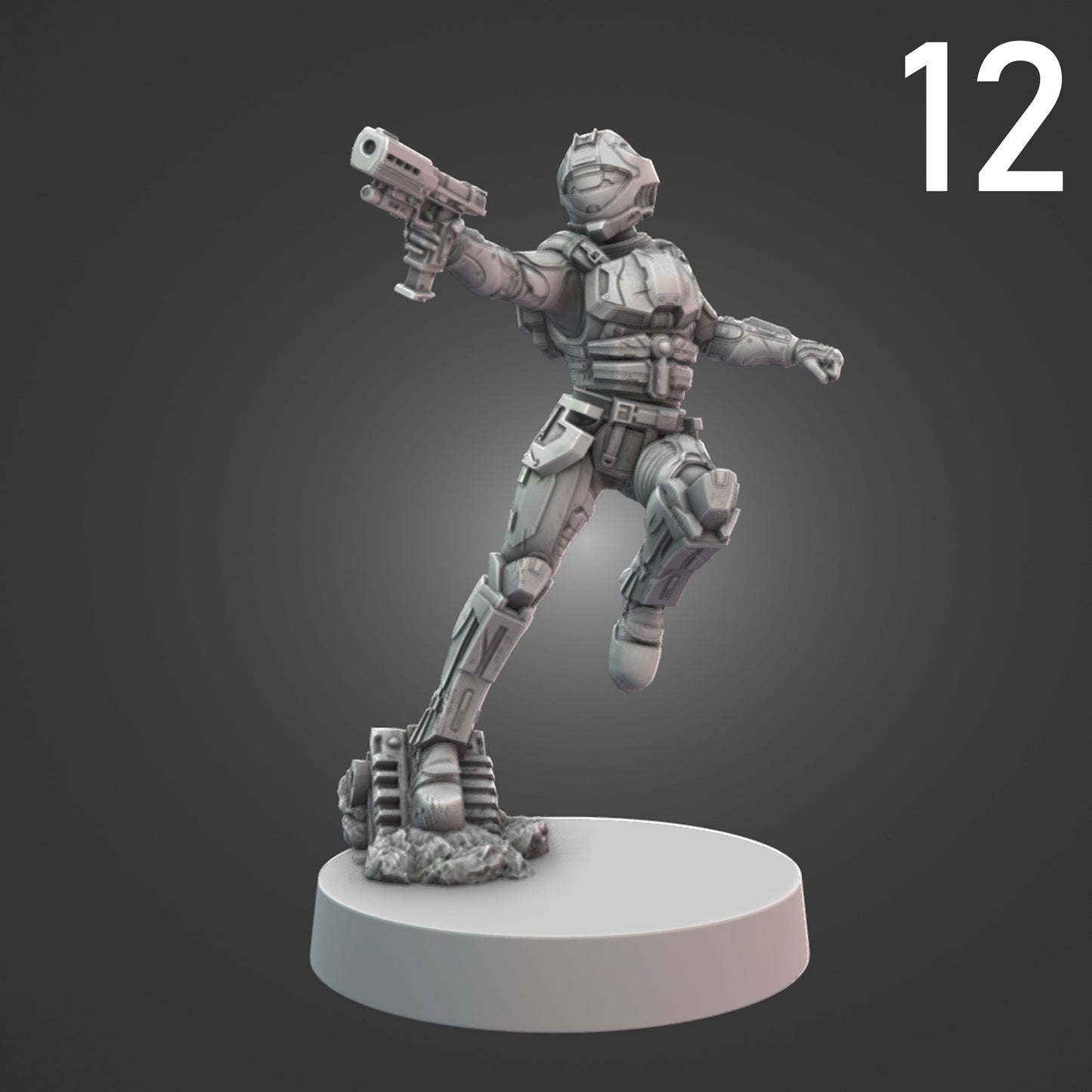 Orbital Drop Shock Troopers for Halo Flashpoint - 12 Poses Available
