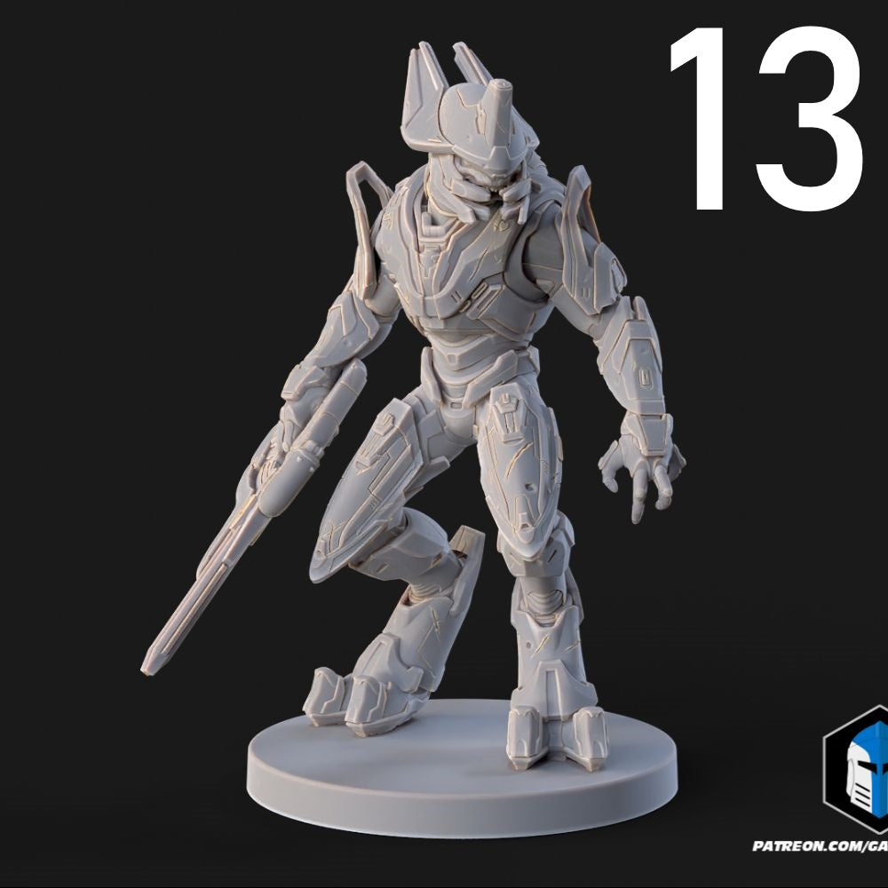Sangheili Elite Warriors for Halo Flashpoint - 16 Poses Available