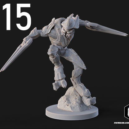 Sangheili Elite Warriors for Halo Flashpoint - 16 Poses Available