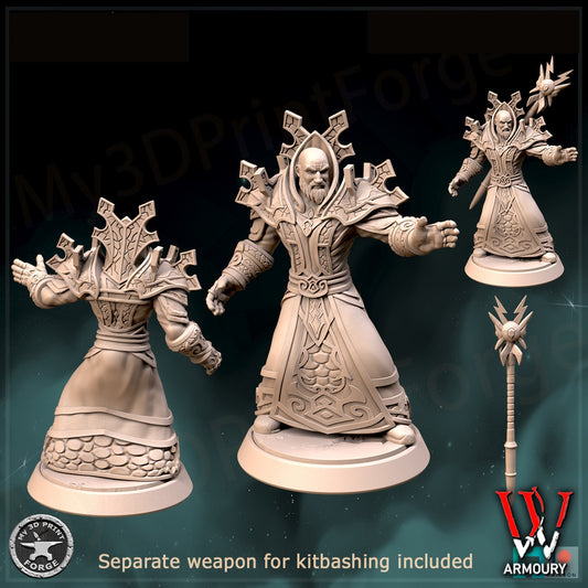 Human Mage Tier 1 Attack 25mm Base Tabletop Wargaming Miniature