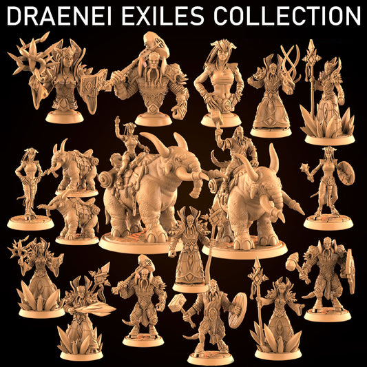 Draenei Exiles – 14 Poses Available