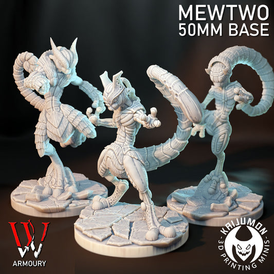 Mewtwo Kaiju - 50mm Base