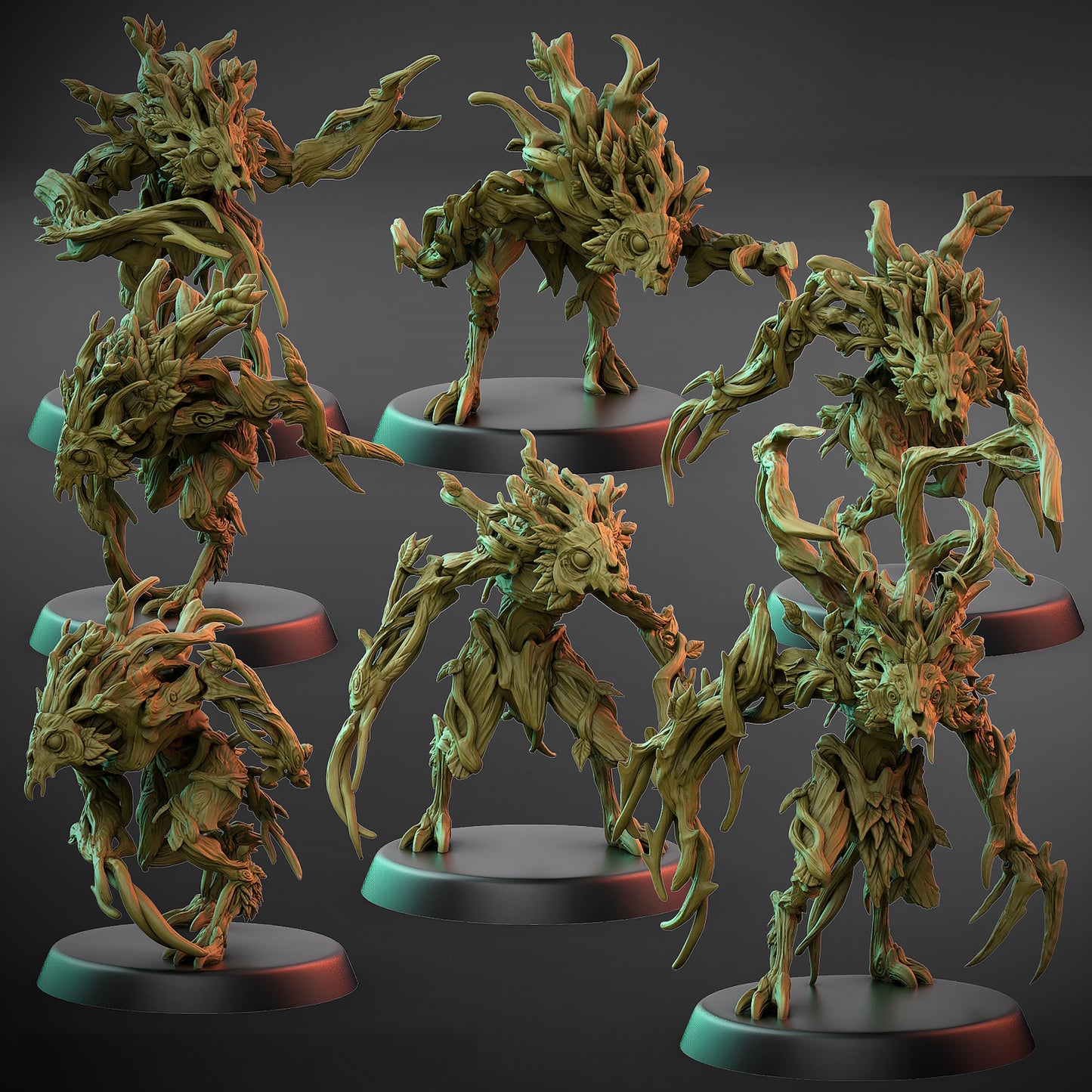 Vine Spirit Claw Set (32mm Base)