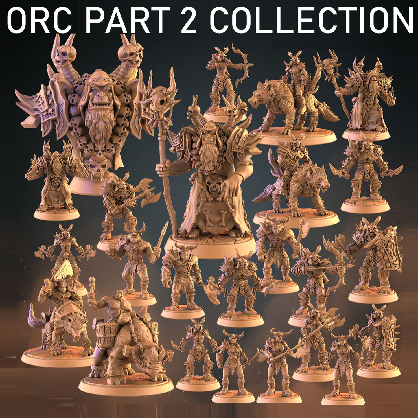 Orc Part 2 Collection – 22 Poses Available