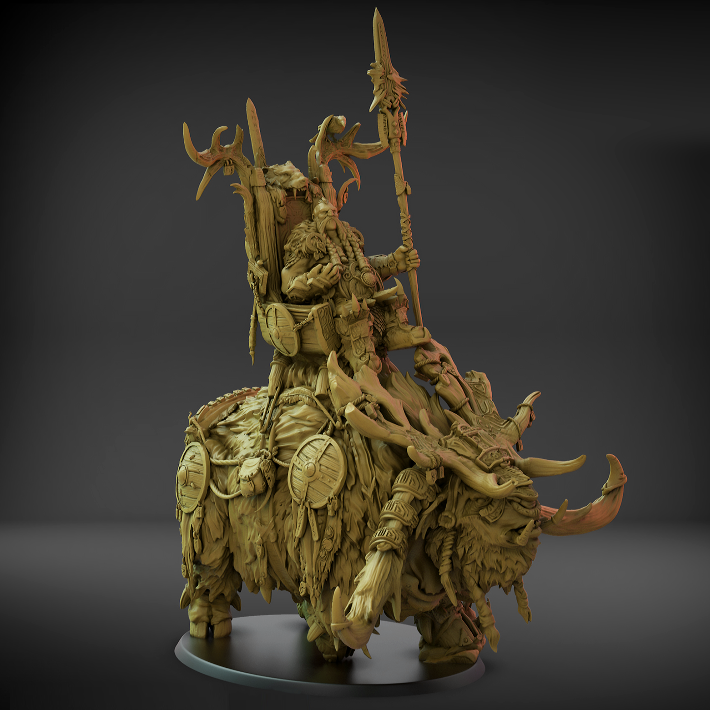 Frost Tusk Lord (120mm Oval Base)