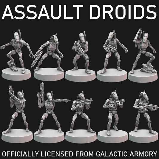 Assault Class Droids for Star Wars Legion - 21 Poses Available