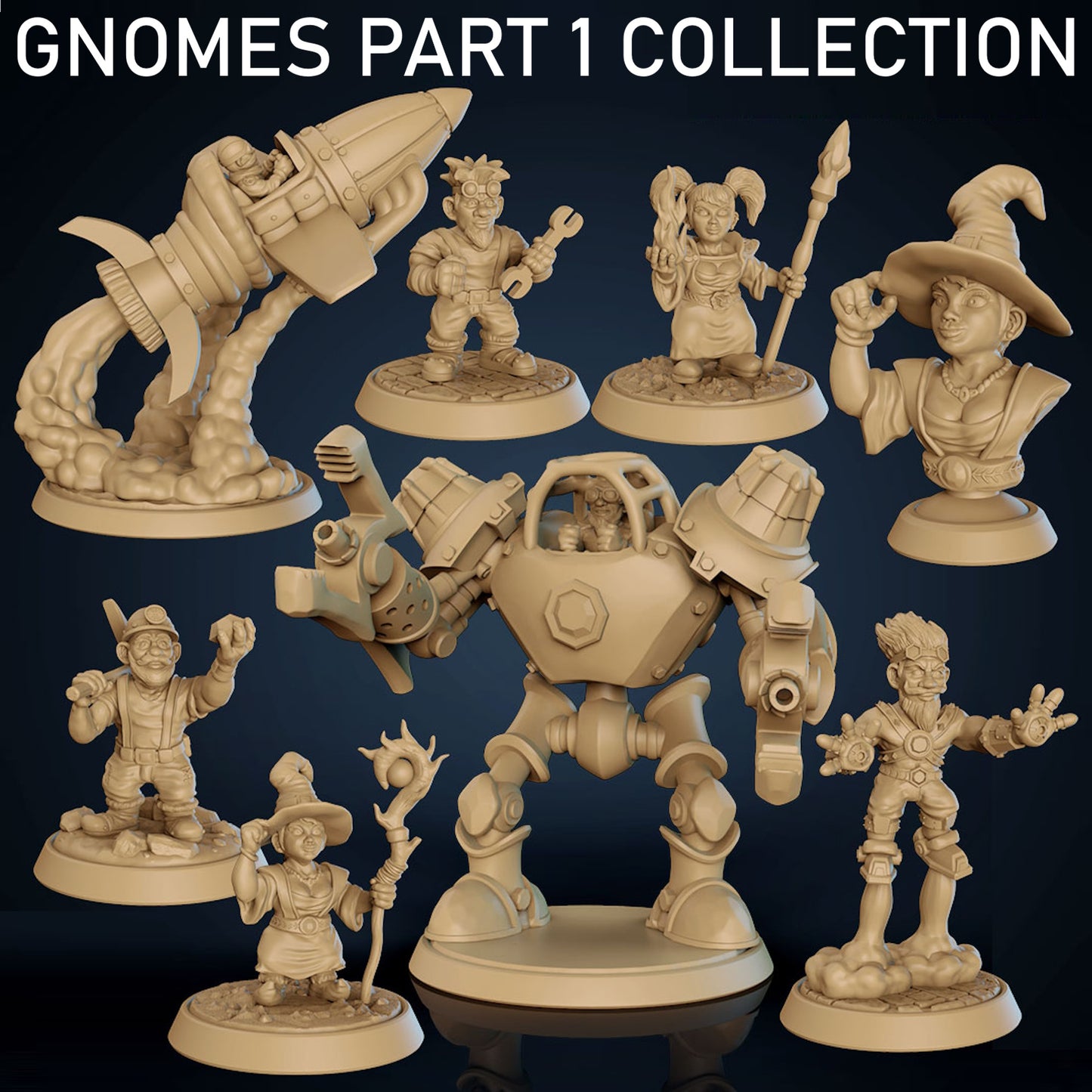 Gnomes Part 1 Collection – 7 Poses Available