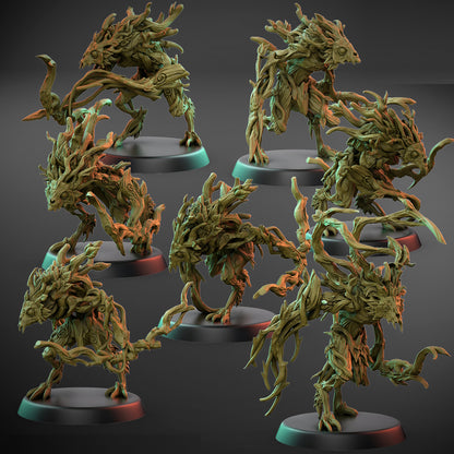 Vine Spirit Bow Set (32mm Base)